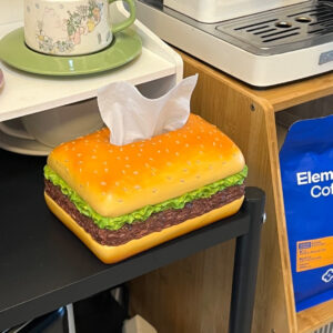 Hamburger tissue box